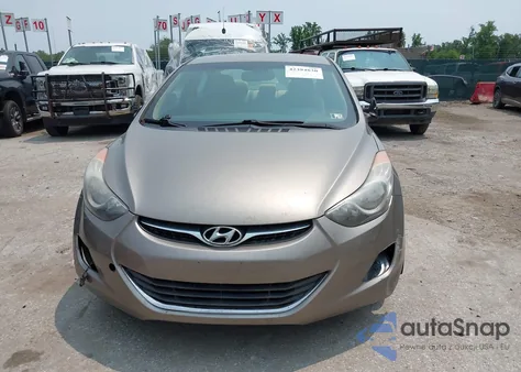 2013 Hyundai Elantra Gls из США, поврежденный, VIN 5NPDH4AE8DH423879